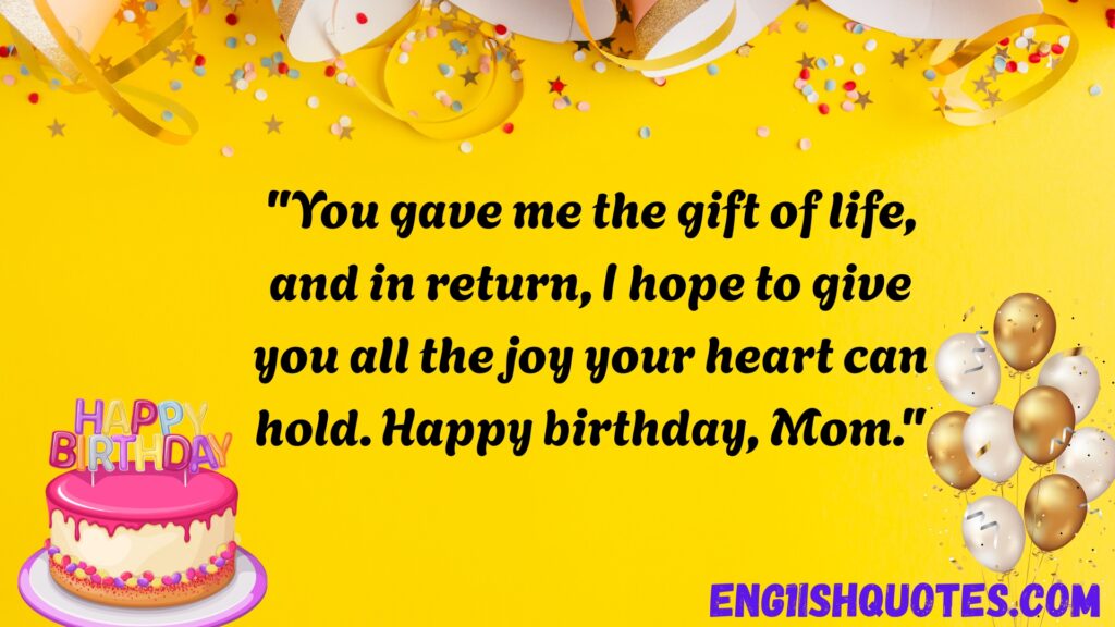 Touching Birthday Quotes for Mom