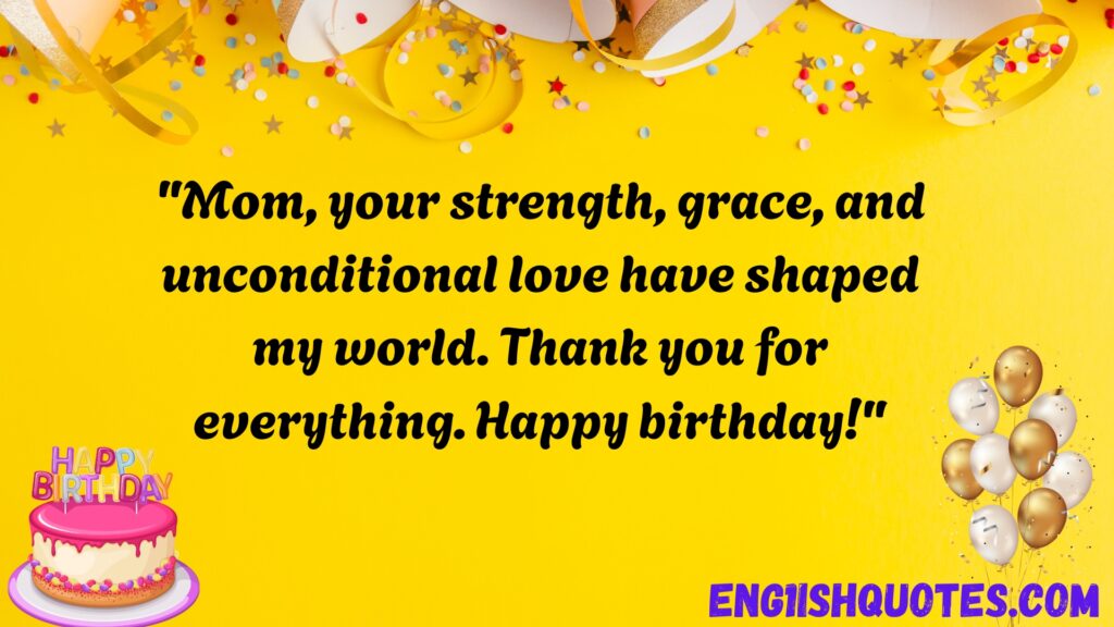 Discover 10 touching birthday quotes for mom that will melt her heart. Find the perfect words to express your love, gratitude, and appreciation on her special day.

Discover 10 touching birthday quotes for mom that will melt her heart. Find the perfect words to express your love, gratitude, and appreciation on her special day.

