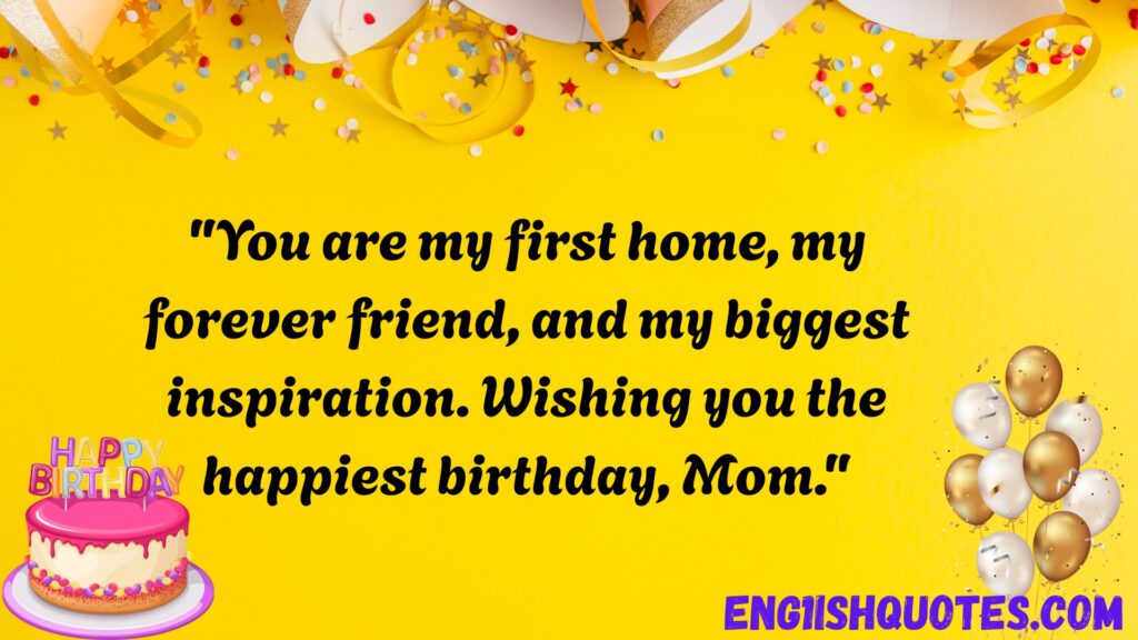 Touching Birthday Quotes for Mom