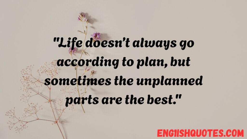 Life is Unpredictable Quotes